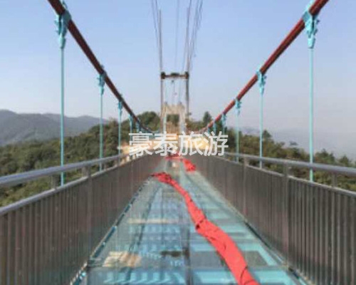湖北透明玻璃吊桥