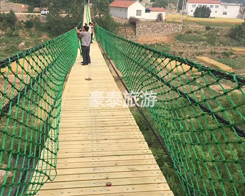 烟台防腐木吊桥